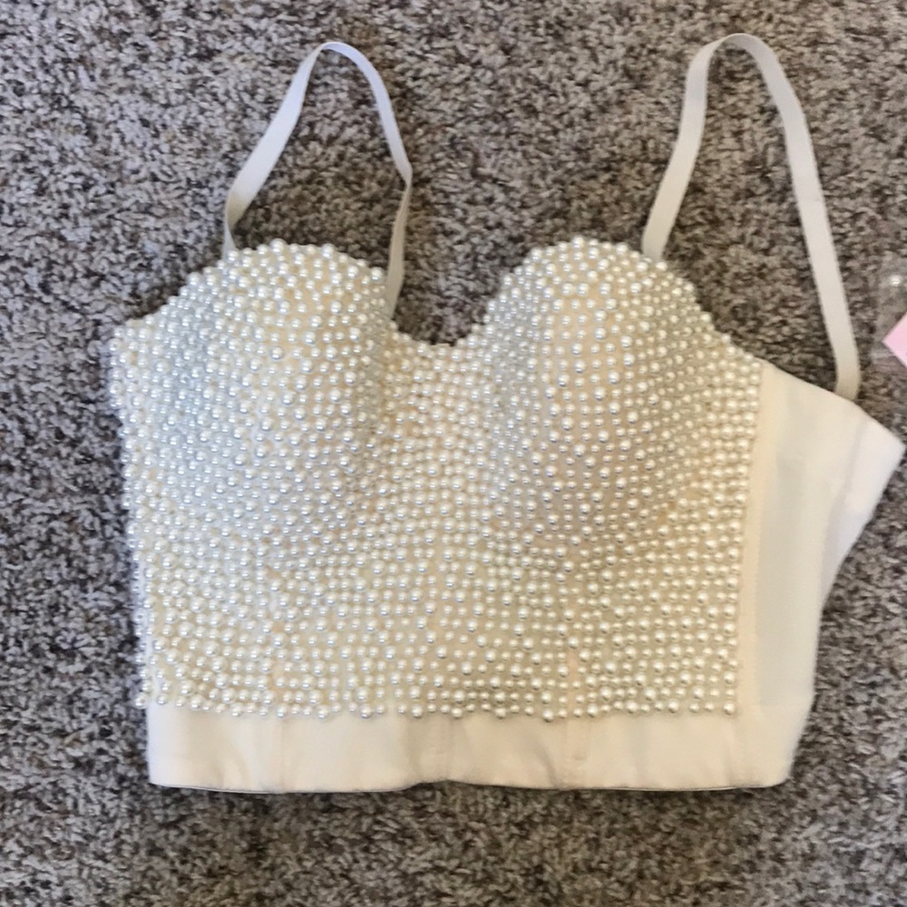 Pearl bustier